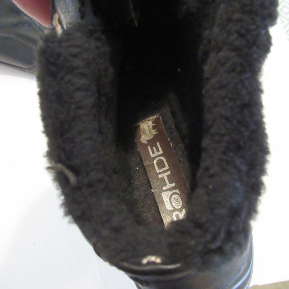 Rohde Women's Ankle Boots Soft Leather Lace Up Walking Size UK 6 Made in Germany - Picture 12 of 14